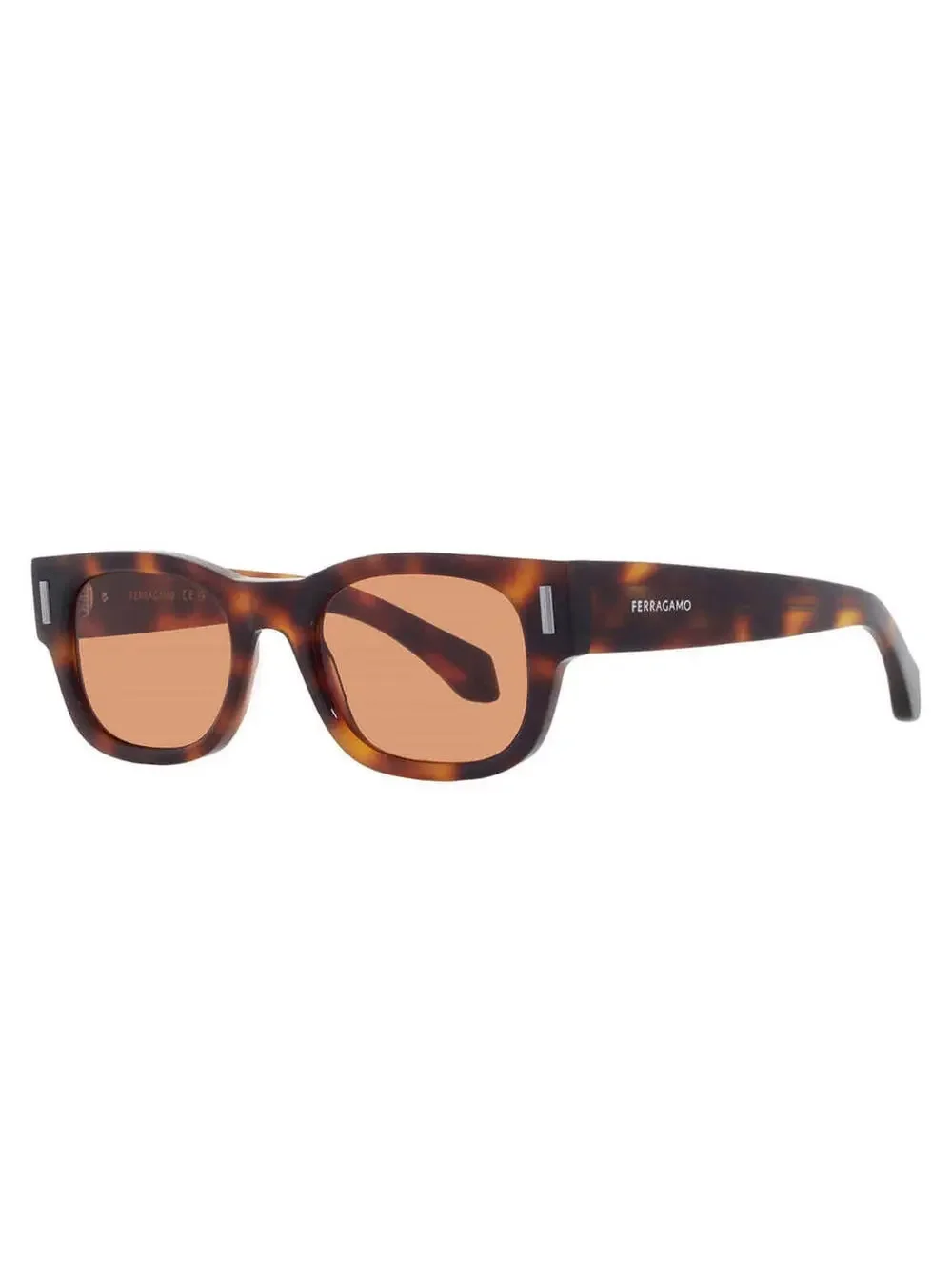 NEW Ferragamo Tortoise Brown Square Sunglasses, SF2064SE 240, Italy